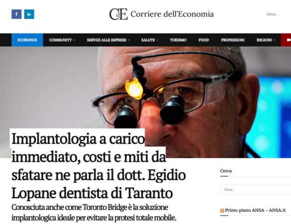 Studio odontoiatrico Lopane a Taranto. Toronto Bridge e protesi a Carico