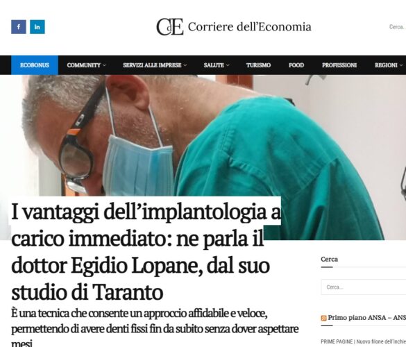 Studio odontoiatrico Lopane a Taranto. Toronto Bridge e protesi a Carico